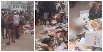 Así fue el hallazgo de dos fetos en Centro Habana (Composición Infobae, imágenes cortesía ciudadana)