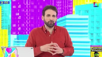 Rodrigo González comentó el comunicado en su programa y sostuvo que el mensaje sugiere un quiebre de bienestar. Captura: 'Amor y Fuego'.