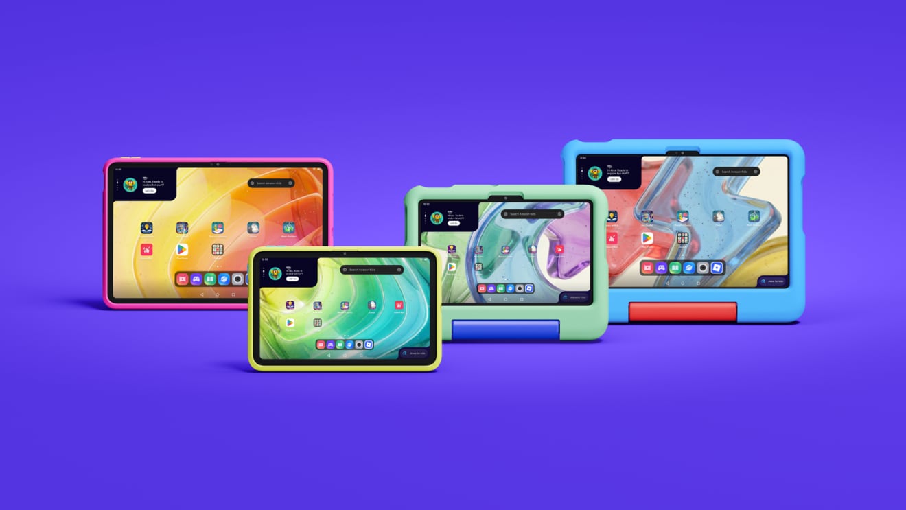 Amazon lanzó paquetes especiales de tablets para niños que incluyen funda a prueba de golpes y acceso a Amazon Kids+. (Amazon)