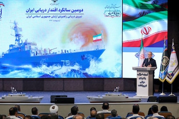 El presidente iraní, Masoud Pezeshkian, habla durante una reunión con miembros de la Armada iraní en Teherán, Irán, el 17 de mayo de 2025. Sitio web de la Presidencia de Irán/WANA (Agencia de Noticias de Asia Occidental)/vía REUTERS