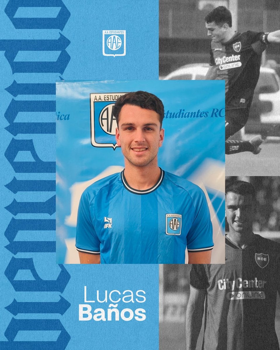 El zaguero central de 21 años, Lucas Baños, fue vendido por Newell’s a Estudiantes de Río de Cuarto y la Lepra se quedó con un 20% de una futura venta