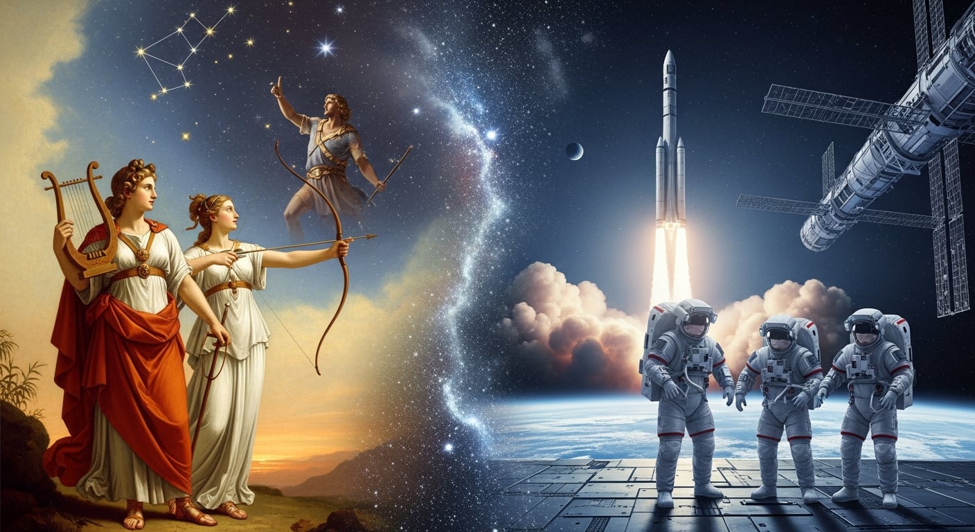 La NASA utiliza nombres de la mitología griega en sus misiones espaciales para reforzar la narrativa de exploración lunar y humana (Imagen Ilustrativa Infobae)