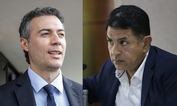 Daniel Quintero aseguró que Jorge Iván Ospina debe presentar un plan de choque para solucionar los problemas de la Nueva EPS - crédito Colprensa y Jorge Acero/Colprensa