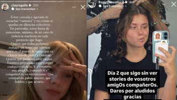 Mensajes subidos por las actrices