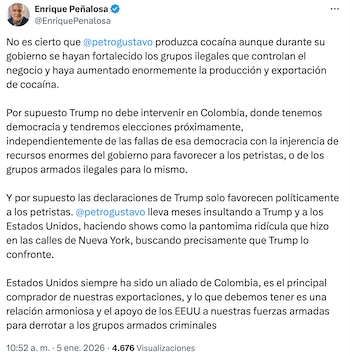 Enrique Peñalosa se metió en