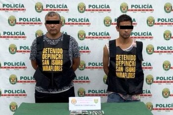 PNP capturó a extorsionadores.