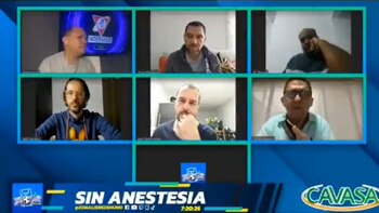 Tremendo agarrón en vivo entre