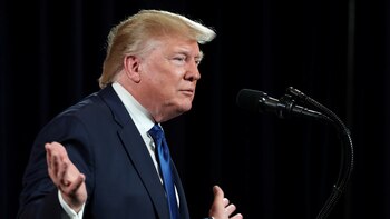 Donald Trump denunció que el