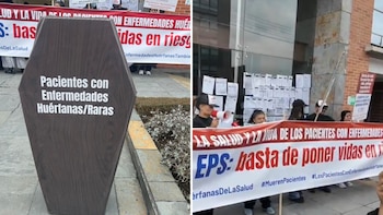Manifestantes alertan sobre el grave