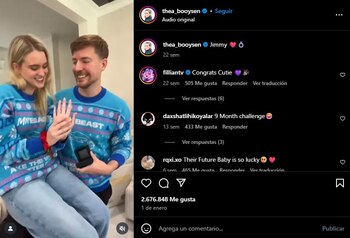 MrBeast y Thea Booysen