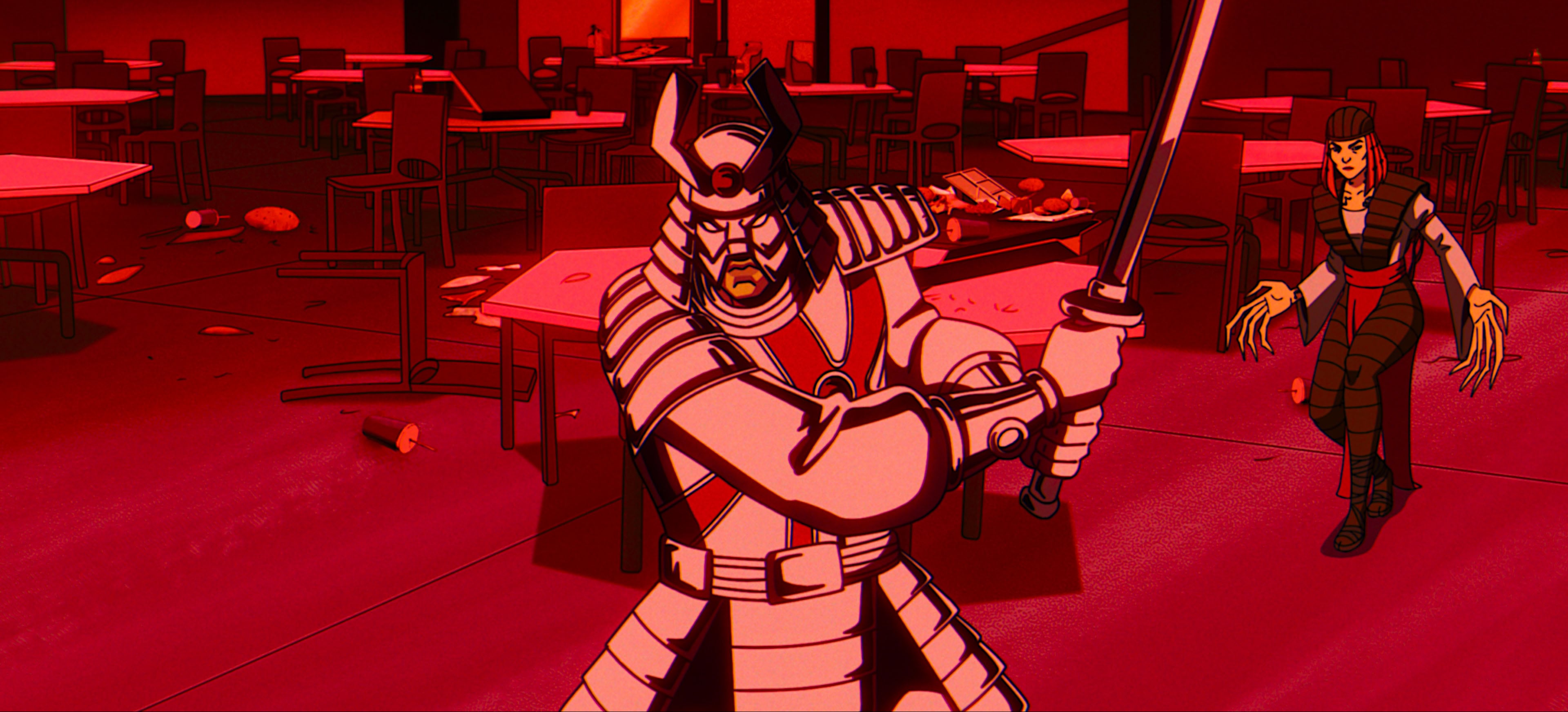 A scene from Marvel