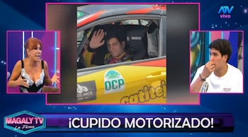 Hijo de María Pía Copello no esperaba advertencia de Magaly Medina sobre un posible ampay: “¿De verdad?”. Captura: Magaly TV La Firme.