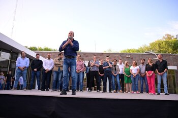 Insaurralde y demás dirigentes de