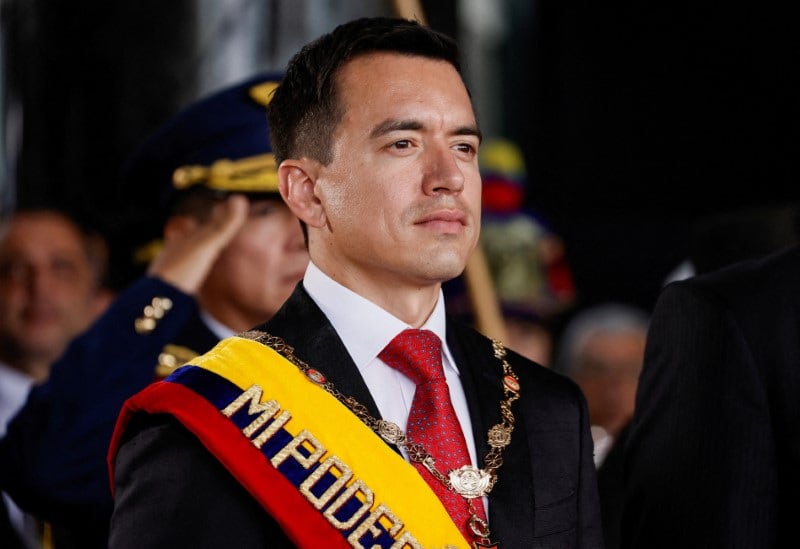El presidente de Ecuador, Daniel Noboa (REUTERS/Karen Toro/Archivo)