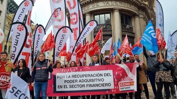 Paro del sector financiero celebrado