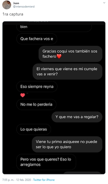 La primera captura de la