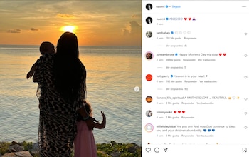 Naomi Campbell compartió una foto