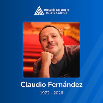 La Asociación Argentina de Actores confirmó la muerte de Claudio Fernández y destacó su trayectoria en el teatro argentino y la gestión cultural