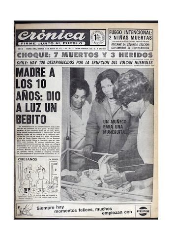 La tapa del diario Crónica