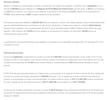 Las pensiones de vejez reúnen a 1.451.356 personas y equivalen al 74,3% del total de beneficiarios - crédito Colpensiones