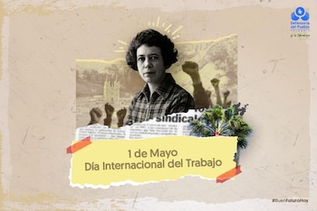 La Defensoría destacó el legado de María Cano, pionera del movimiento obrero colombiano, como referente en la defensa de los derechos laborales y la participación de las mujeres - crédito Defensoría del Pueblo