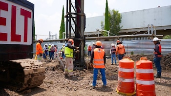 Línea 6 del Cablebús CDMX: empiezan pruebas de carga en Tláhuac para construir estructura de la estación