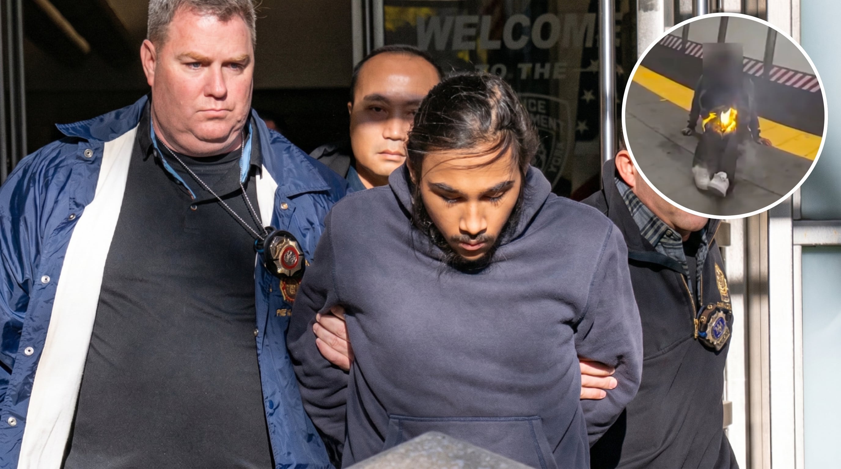 Cinco años y medio de cárcel por quemar a un indigente en el metro de Nueva York