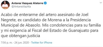 La senadora de Morena, Antares