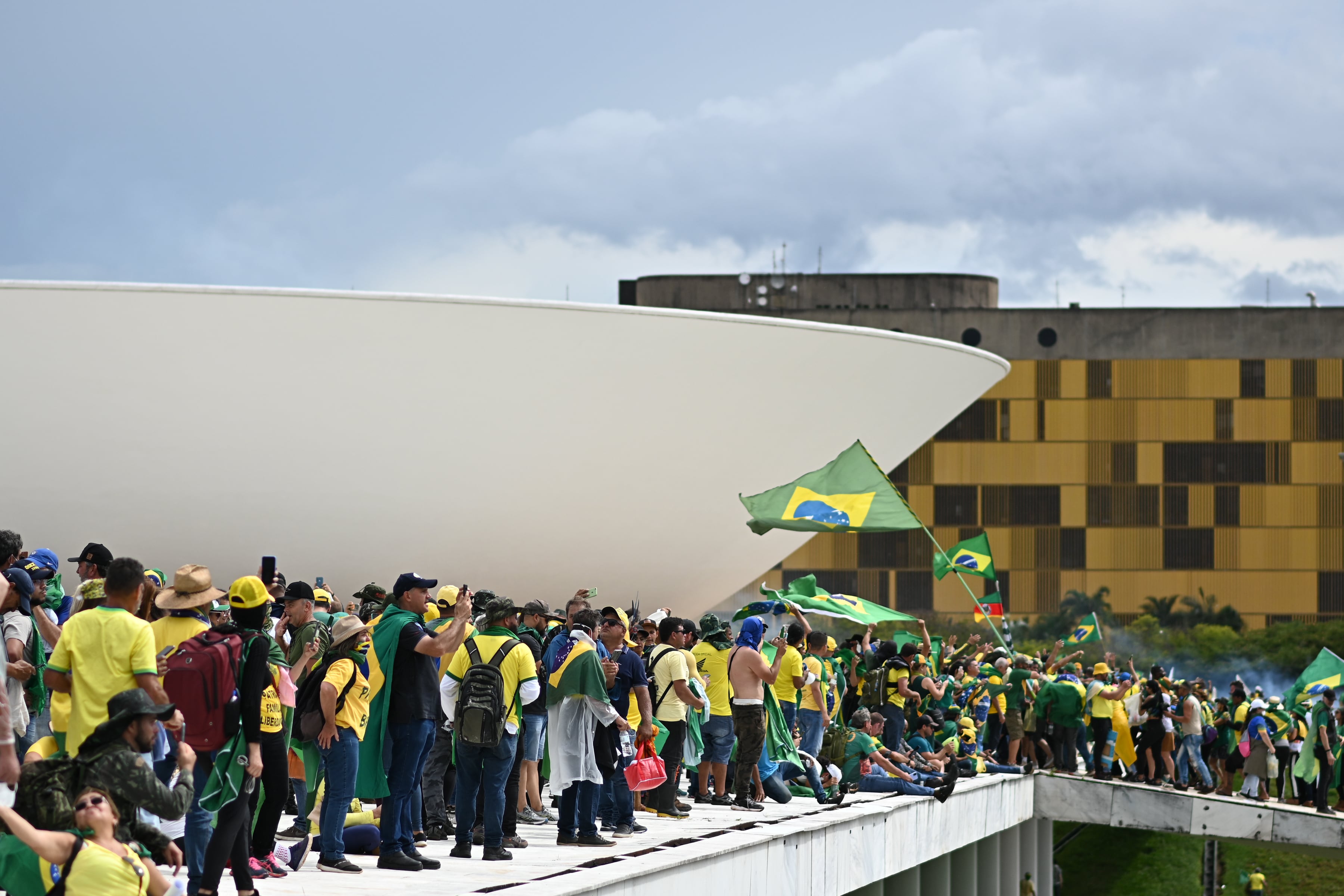 El 8 de enero de 2023, manifestantes irrumpieron en edificios clave de la democracia brasileña (EFE)