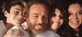 Patricia junto a su marido