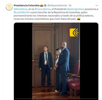 Este reemplazo en la Cancillería