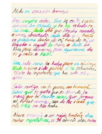 Carta Petro a Antonella