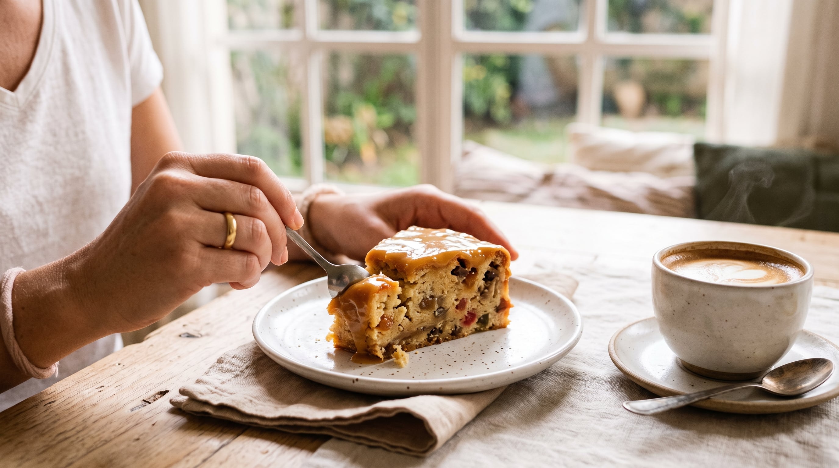 El budín diplomático en sartén aprovecha pan del día anterior y combina pan, leche, huevos y azúcar con frutas secas o abrillantadas (Imagen Ilustrativa Infobae)