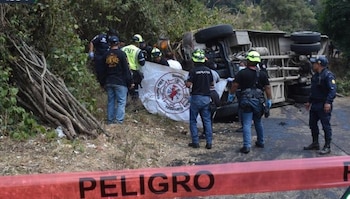 El accidente de autobús escolar