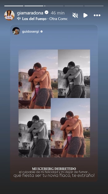 Gianinna Maradona comparte un tierno