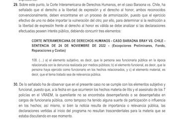 Jueza rechaza defensa de Carla