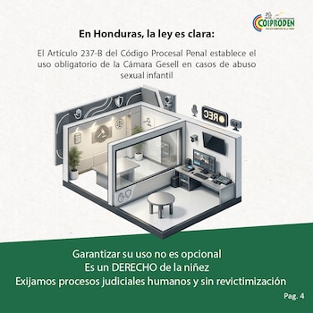 La Cámara Gesell es la herramienta clave para que las víctimas hablen sin miedo y sin ser revictimizadas. (cortesía: COIPRODEN)