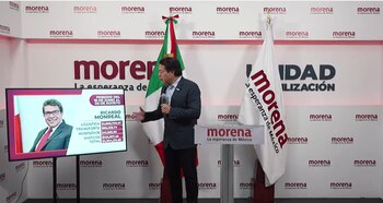 Ricardo Monreal presentó sus gastos (Captura)