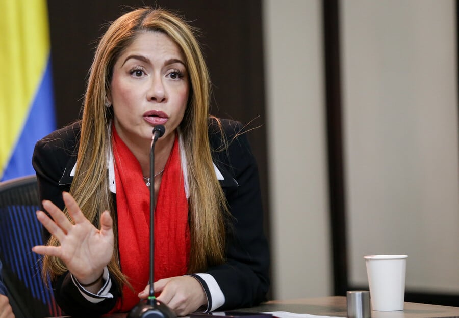 Catherine Juvinao, representante a la Cámara por Bogotá, apoyó a Iván Cepeda en la segunda vuelta presidencial; aunque marcó distancia del progresismo - crédito Colprensa