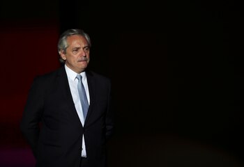 El presidente Alberto Fernández