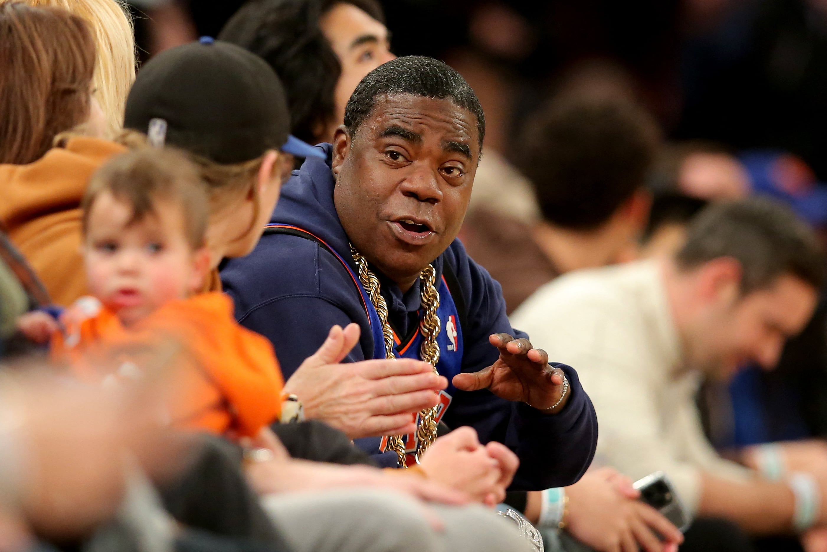 Tracy Morgan prestó su voz para los anuncios del metro de Nueva York durante las finales (Mandatory Credit: Brad Penner-USA TODAY Sports)