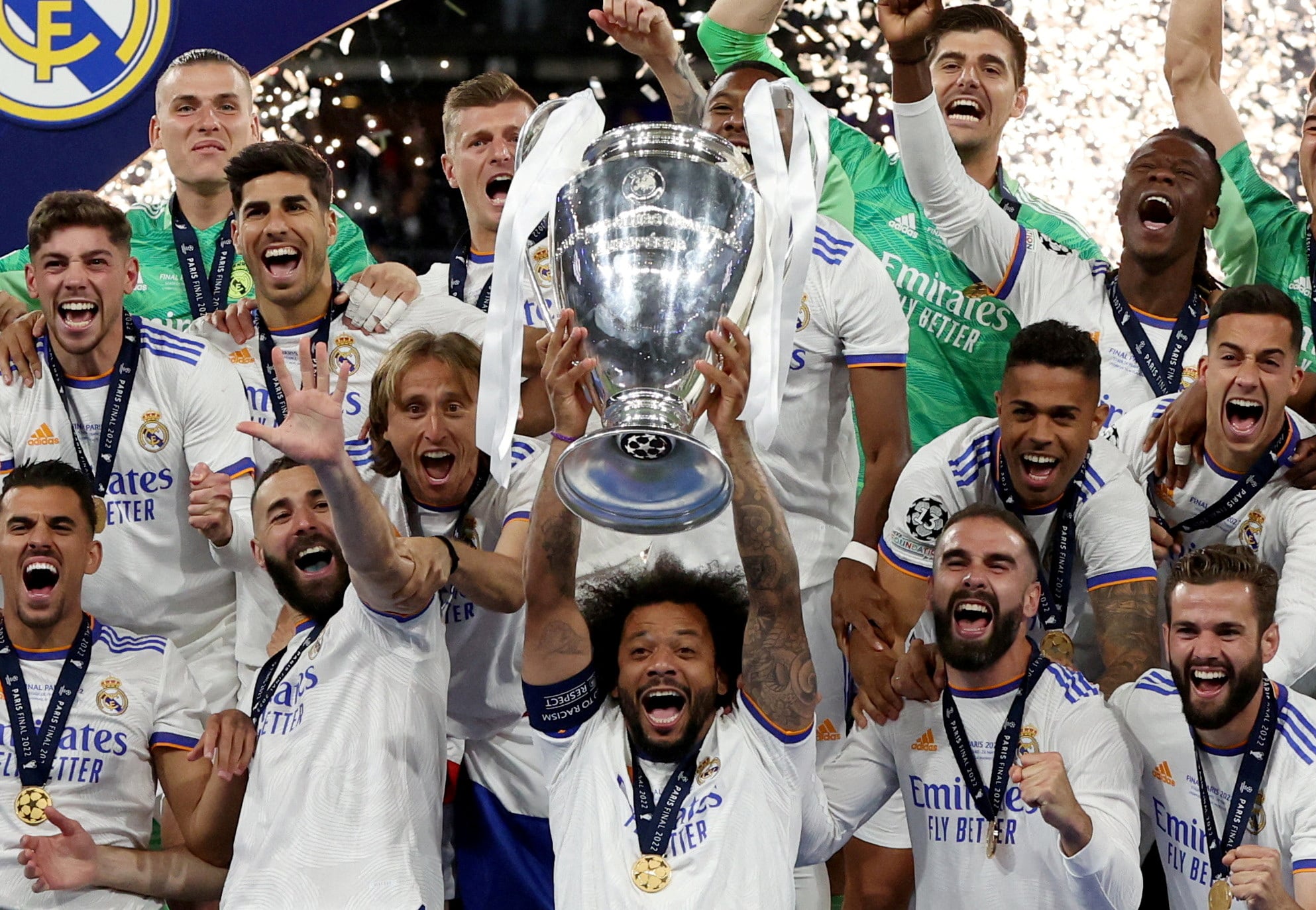 Marcelo ganó cinco Champions con el Real Madrid (REUTERS/Lee Smith/File Photo)