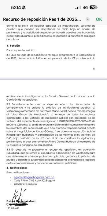 Como alternativa a la revocatoria