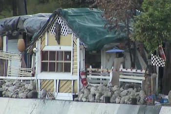 La casa tiene una pared