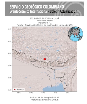 Evento sísmico en Nepal -