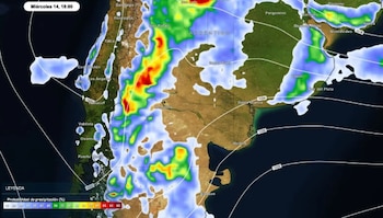 Las lluvias y tormentas reaparecerán en sectores de la Patagonia y Cuyo en las próximas 72 horas (MR)