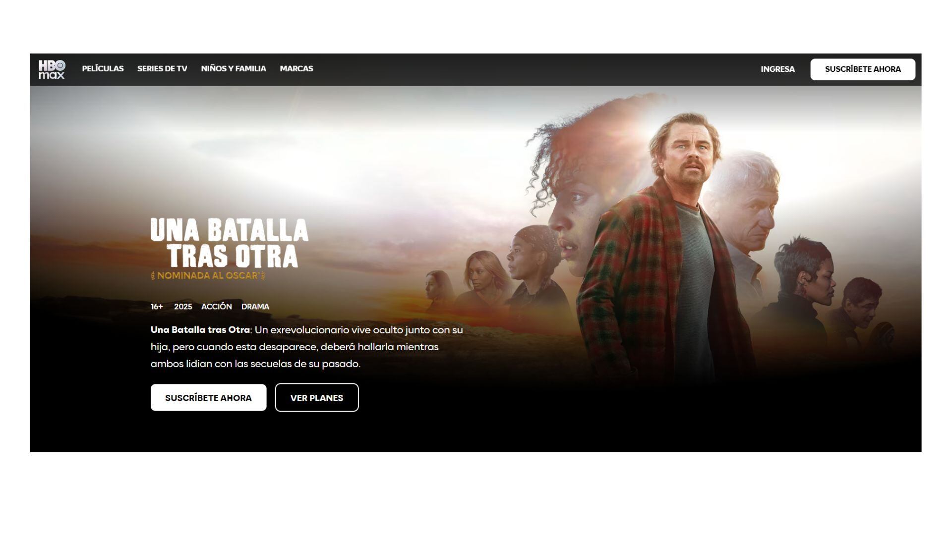 Una batalla tras otra se encuentra disponible en HBO Max y Google Play Películas. (HBO MAX)