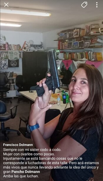 Erica Dollmann, en la publicación