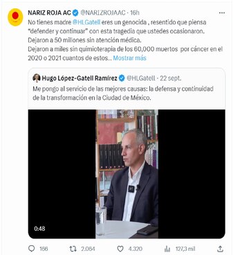 la Asociasción Nariz Roja calificó