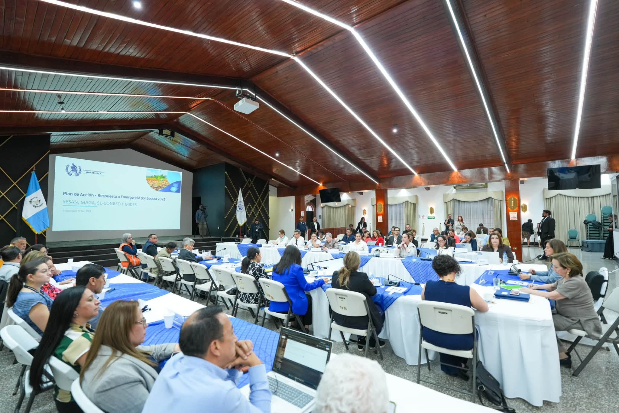 Guatemala declaró alerta roja en la región del Trifinio por los efectos agroclimáticos de El Niño y la sequía en el corredor seco ampliado. (Vicepresidencia de Guatemala)